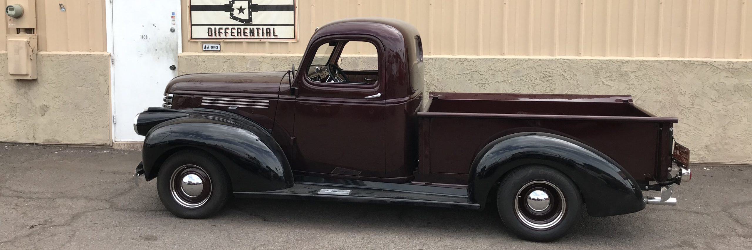 Classic Brown pick-up truck