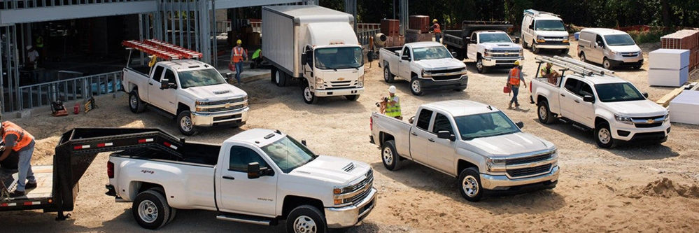 Fleet of trucks